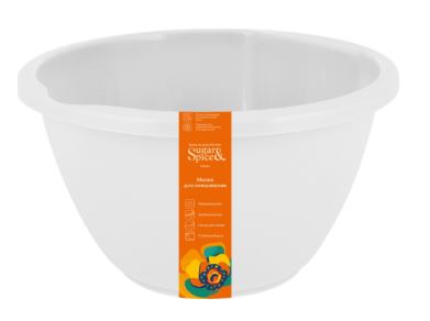 Миска для смешивания Sugar&Spice Honey 1,5 л белый зефир                            